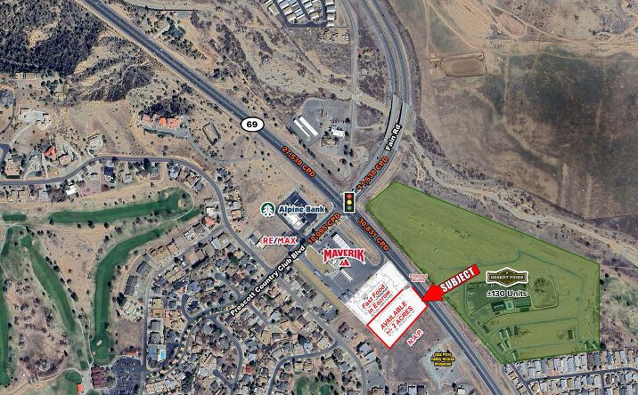 Pictures of Land property located at SWC of US 69 and Prescott Country Club Blvd, Prescott Valley, AZ 86327 for sales - image #1