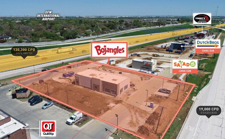 Pictures of Retail property located at SEC State Highway 183 & N Main Street, Euless, TX 76040 for comps - image #1