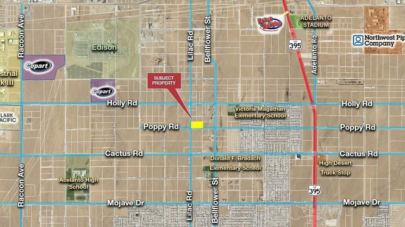 Poppy Rd, Adelanto, CA 92301 Land for Sale Poppy Rd