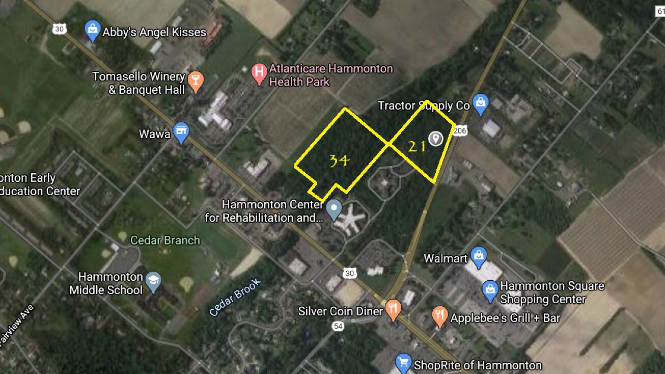 55 US206, Hammonton, NJ 08037 Land for Sale 55 Route 206