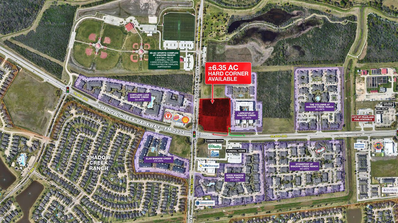 NEC Shadow Creek Parkway & Kingsley Drive, Pearland, TX 77584