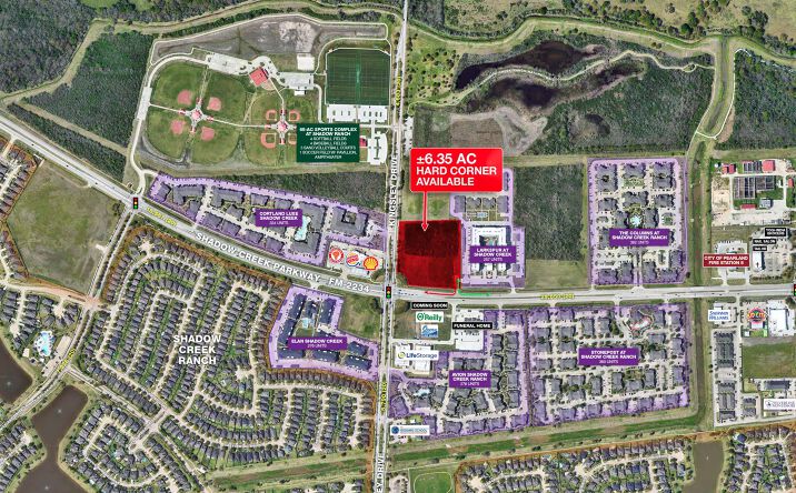Pictures of Land property located at NEC Shadow Creek Parkway, Pearland, TX 77584 for sales - image #1