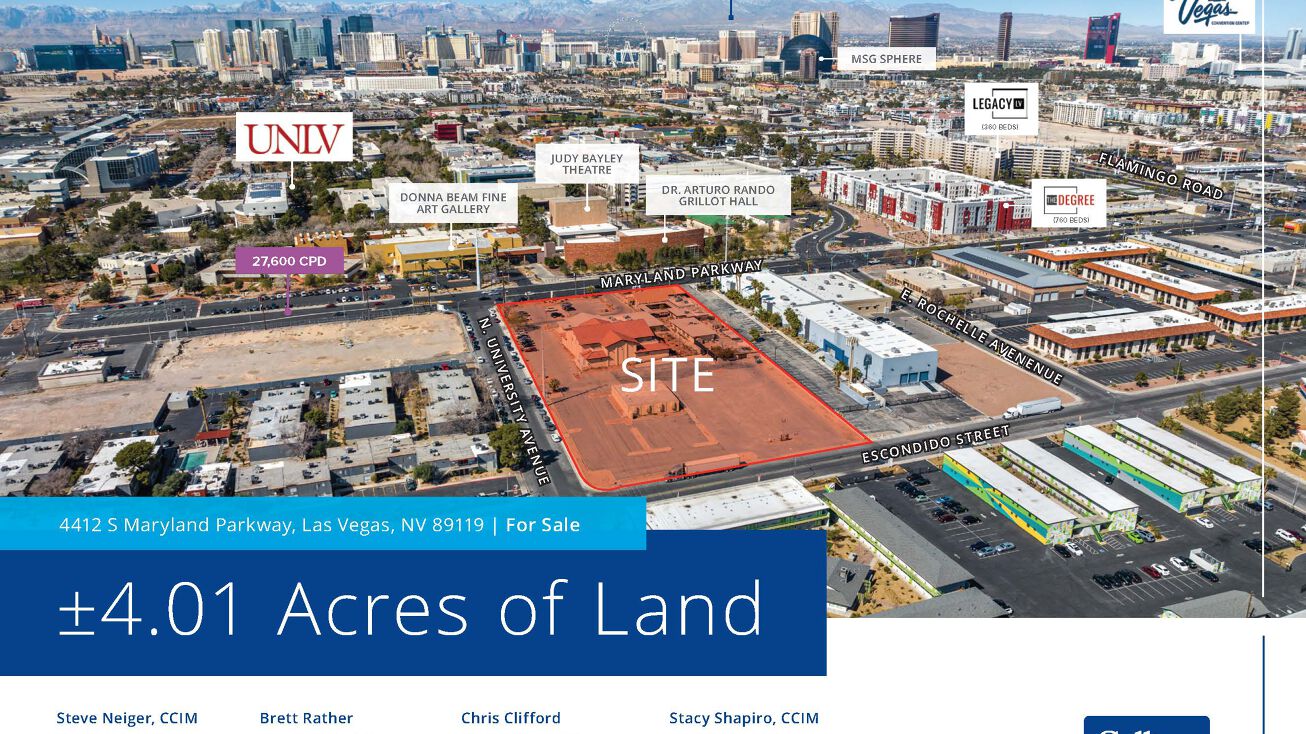 Pictures of Land property located at 4412 S Maryland Pkwy, Las Vegas, NV 89119 for sales - image #1
