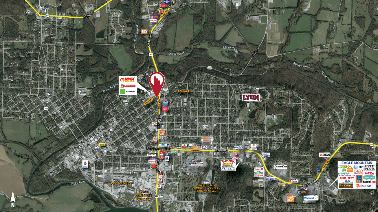 Pictures of Land property located at 280 S St Louis St, Batesville, AR 72501 for sales - image #1