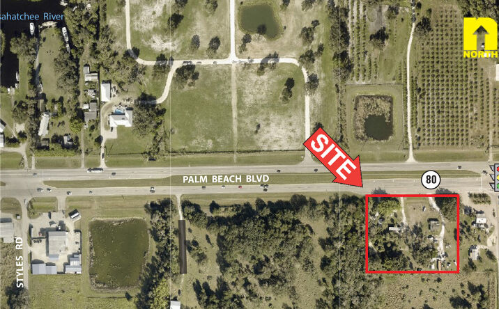 Pictures of Land property located at 21810 Palm Beach Blvd, Alva, FL 33920, 21840 Palm Beach Blvd, Alva, FL 33920 for sales - image #1