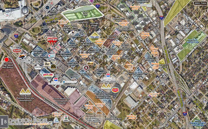 Pictures of Mixed Use, Land property located at 1200 Powhattan St. & 1201, 1213 and 1225 Belleview St, Dallas, TX 75215 for sales - image #1
