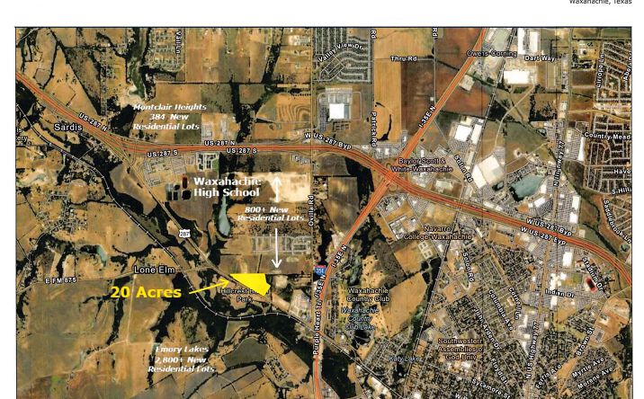 Pictures of Land property located at 2322 W Highway 287 Business, Waxahachie, TX 75167 for sales - image #1