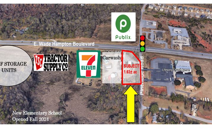 Pictures of Land property located at 12505 E Wade Hampton Blvd, Greer, SC 29651 for sales - image #1