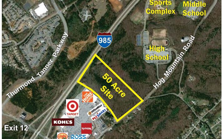 Pictures of Land property located at 4560 Hog Mountain Rd, Flowery Branch, GA 30542 for sales - image #1