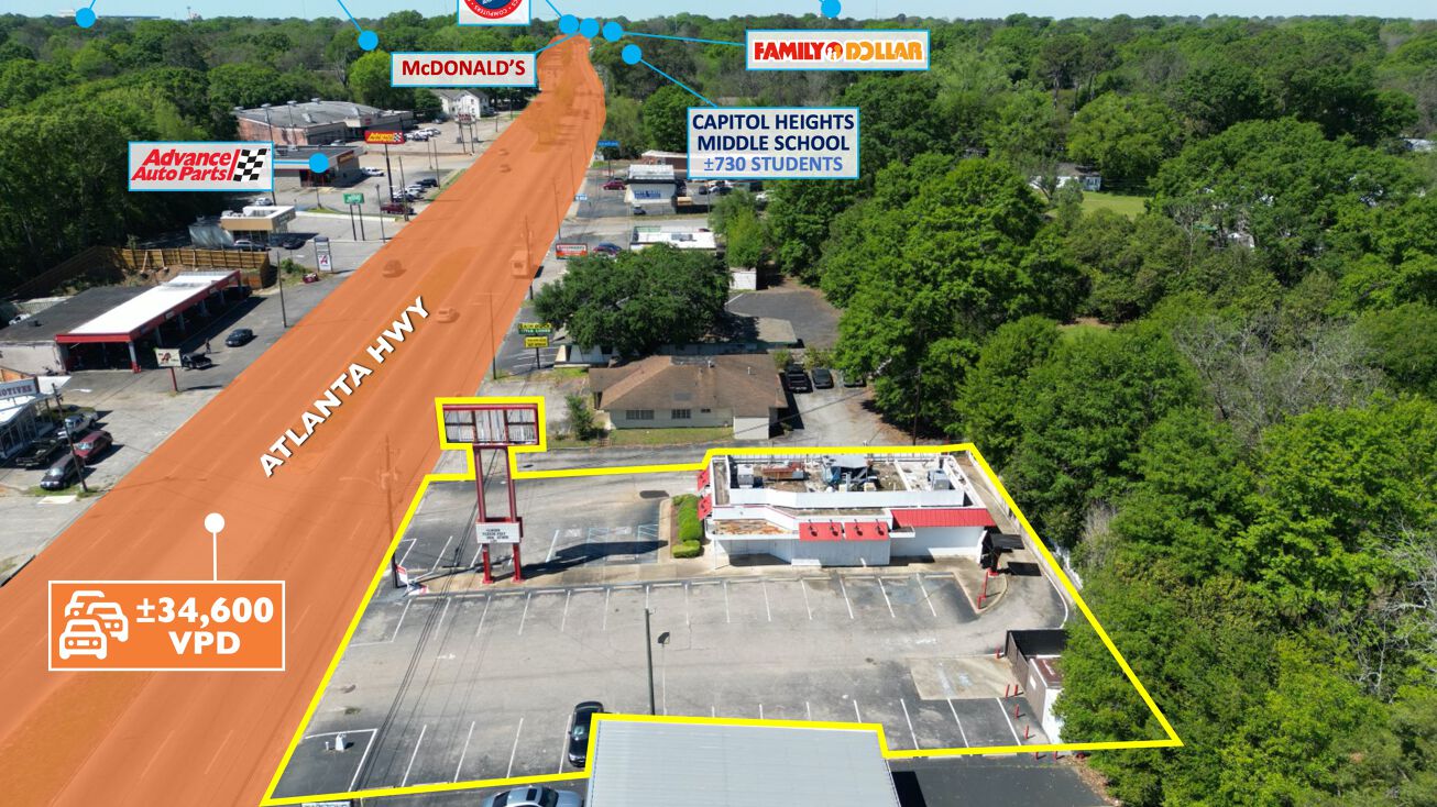 Pictures of Retail property located at 3201 Atlanta Hwy, Montgomery, AL