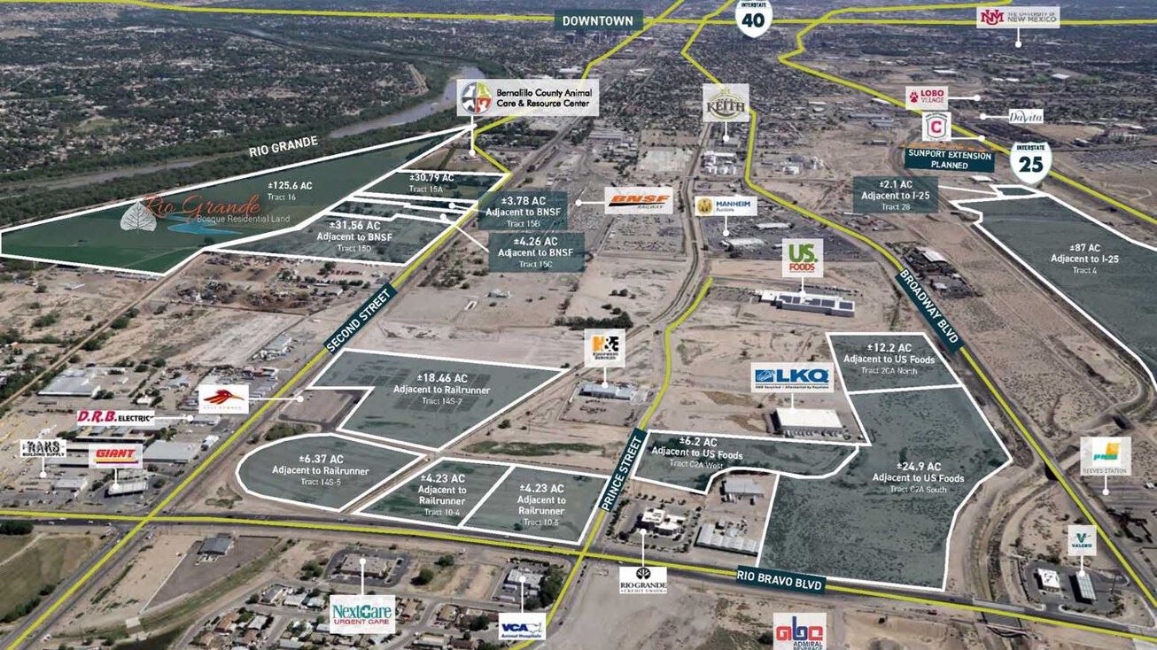 I25 and Rio Bravo, Albuquerque, NM 87105 Land for Sale South I25