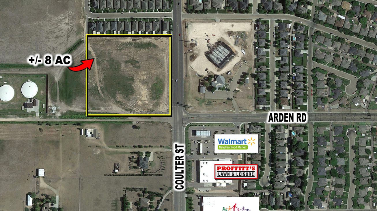 Coulter & Arden NW Corner 8 AC, Amarillo, TX 79110 Land for Sale NW