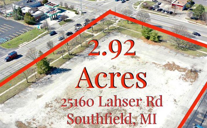 Pictures of Land property located at 25160 Lahser Rd, Southfield, MI 48033 for sales - image #1
