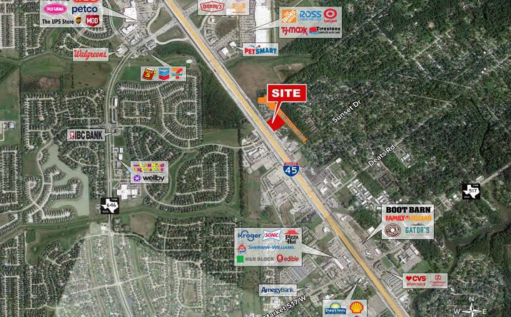 Pictures of Land property located at 2551 Gulf Fwy, Dickinson, TX 77539 for sales - image #1
