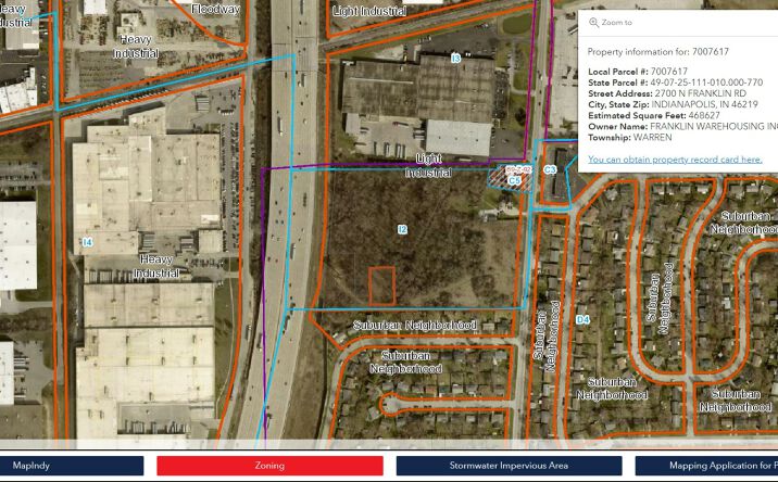 Pictures of Land property located at 2700 N Franklin Rd, Indianapolis, IN 46219 for sales - image #1