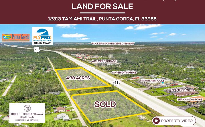 Pictures of Land property located at 12313 Tamiami Trail, Punta Gorda, FL 33955 for sales - image #1