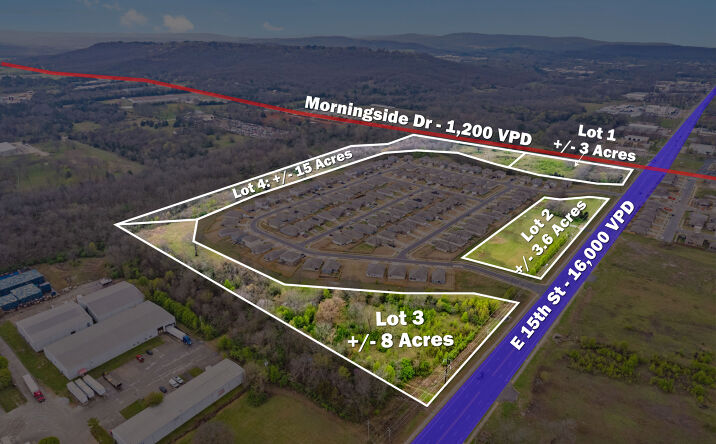 Pictures of Land property located at 1640 Morningside Dr, Fayetteville, AR 72701 for sales - image #1
