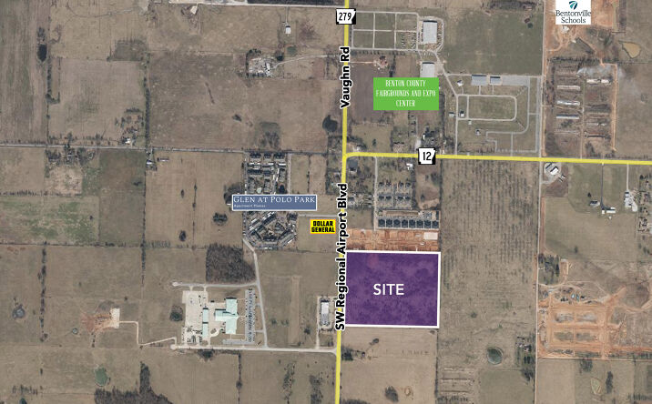 Pictures of Land property located at 0 SW Regional Airport Blvd, Bentonville, AR 72712 for sales - image #1