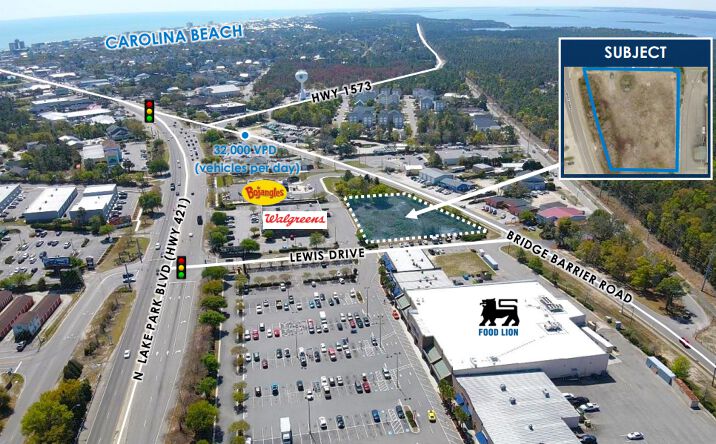 Pictures of Land property located at 1360 Bridge Barrier Rd, Carolina Beach, NC 28428 for sales - image #1