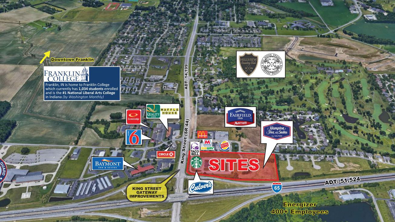 2180 E King Street, Franklin, IN 46131 Land for Sale Franklin Gateway