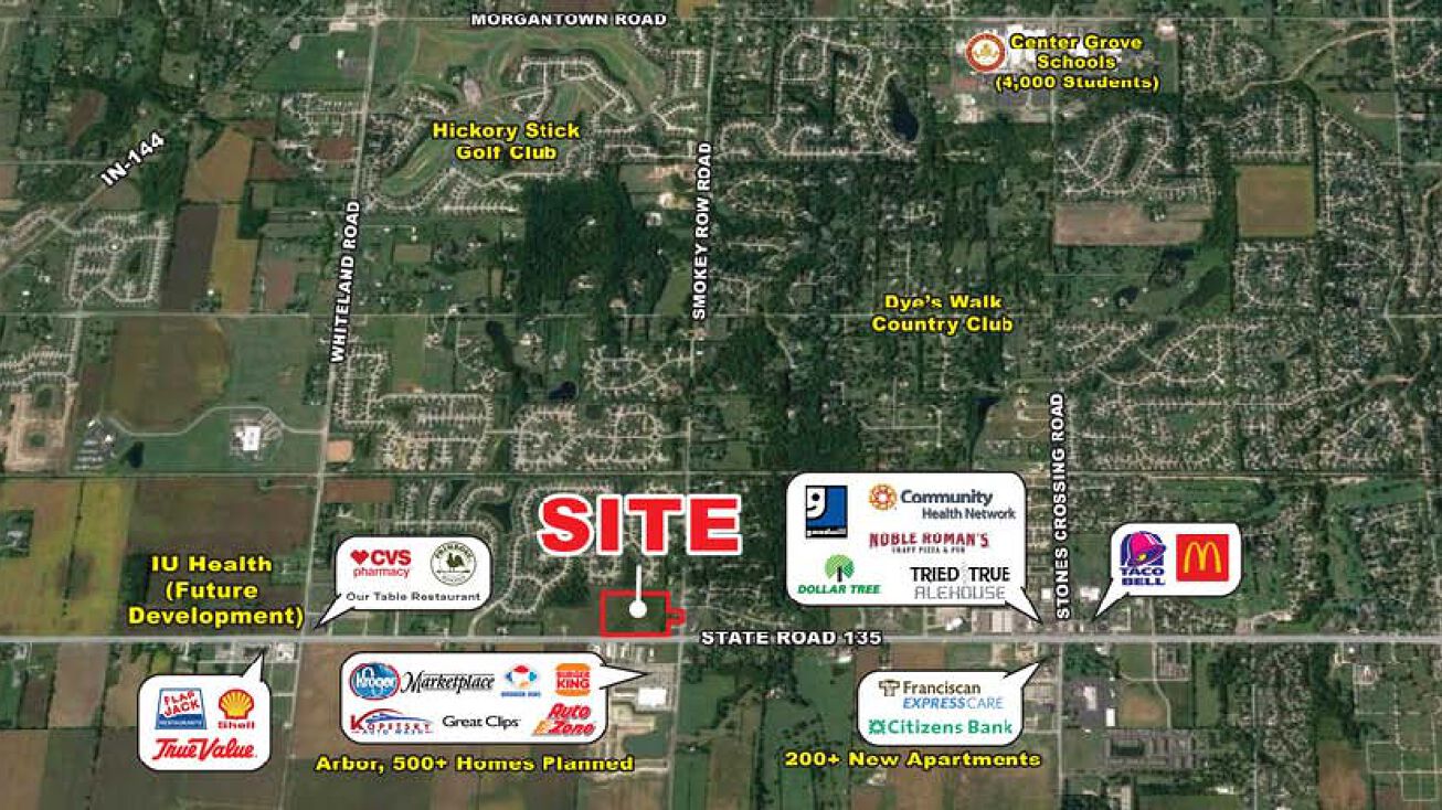 SWC State Road 135 & Smokey Row Road, Bargersville, IN 46106