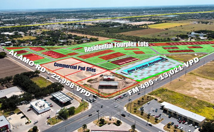 Pictures of Land property located at 1000 N Alamo Rd, Alamo, TX 78516 for sales - image #1