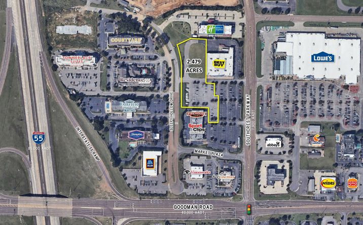 Pictures of Land property located at 304 Market Plaza, Southaven, MS 38671 for sales - image #1