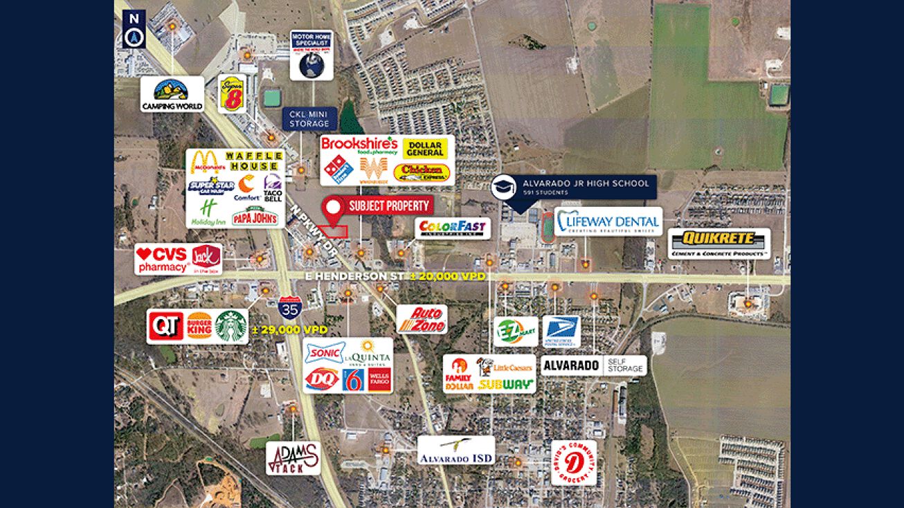 5611 I35W, Alvarado, TX 76009