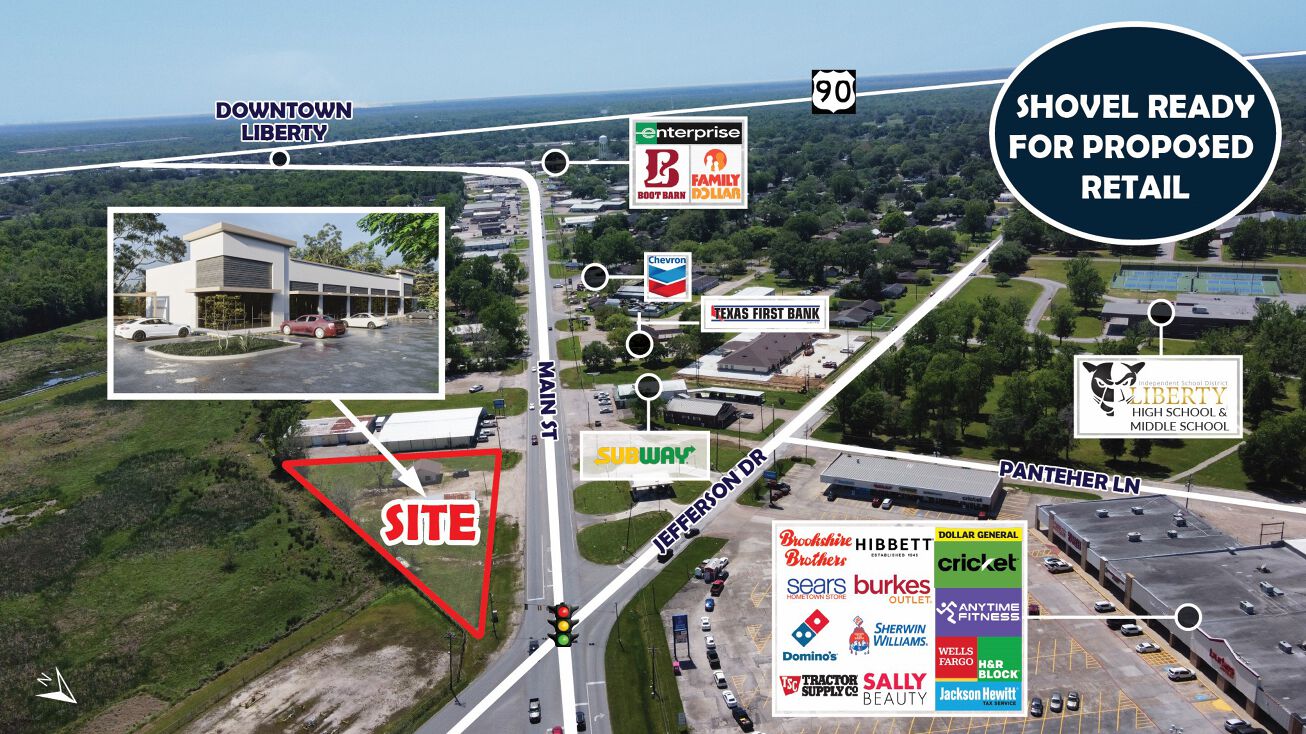Pictures of Land property located at 2214 N Main St, Liberty, TX 77575