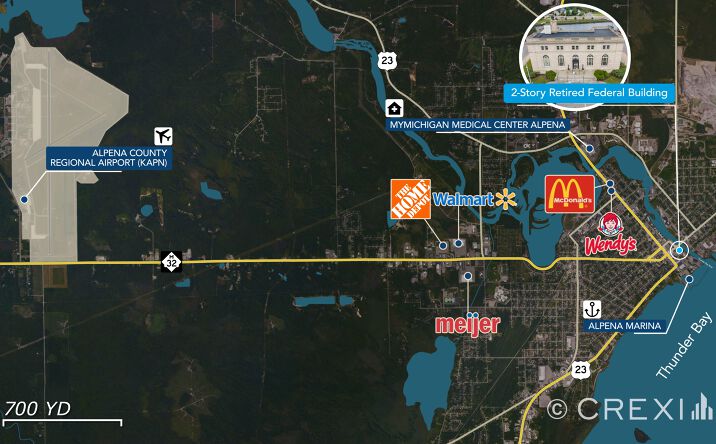 Pictures of Retail, Office property located at 145 Water St, Alpena, MI 49707 for comps - image #1