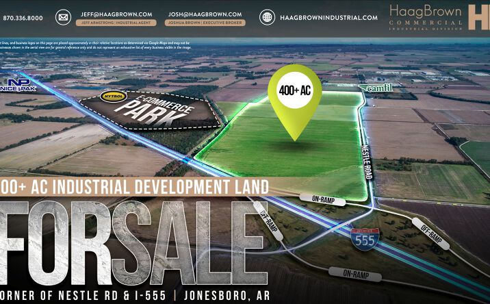 Pictures of Land property located at Nestle Road Interstate I-555, Jonesboro, AR 72401 for sales - image #1
