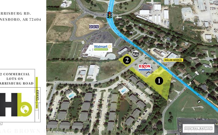Pictures of Land property located at 3513 Harrisburg Rd, Jonesboro, AR 72404 for sales - image #1