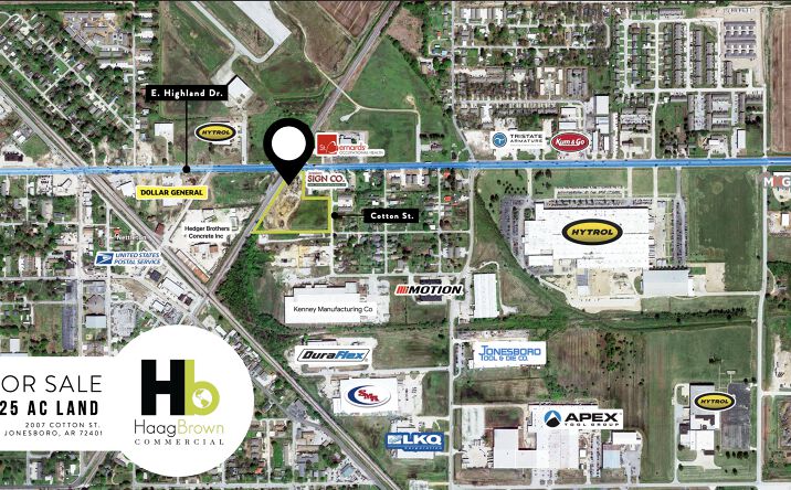 Pictures of Land property located at 2007 Cotton St, Jonesboro, AR 72401 for sales - image #1