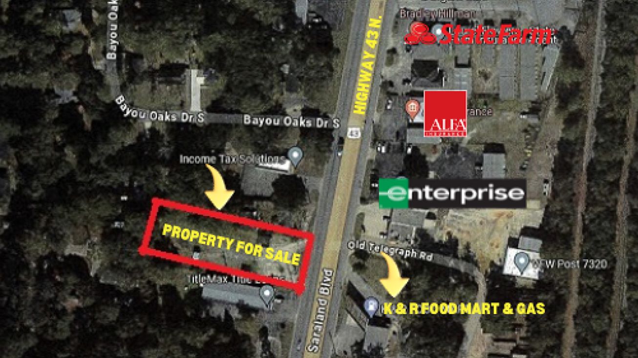 Pictures of Land property located at 319 Hwy 43 S, Saraland, AL 36571 for sales - image #1