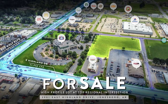 Pictures of Land property located at 2901 E Highland Dr, Jonesboro, AR 72401 for sales - image #1