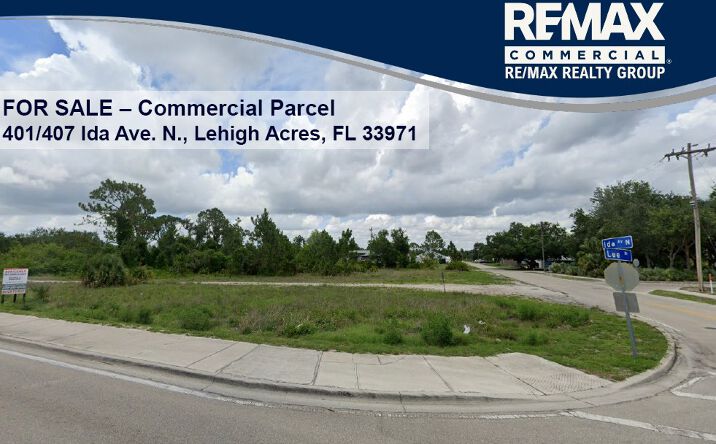 Pictures of Land property located at Lee Blvd. & Ida Ave., Lehigh Acres, FL 33971 for sales - image #1