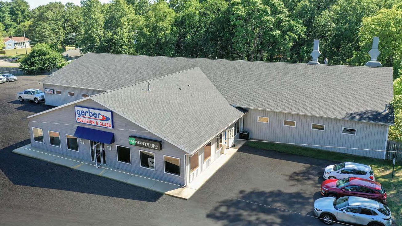 291 12th St, Plainwell, MI 49080 Retail Property for Sale Gerber Collision & Glass