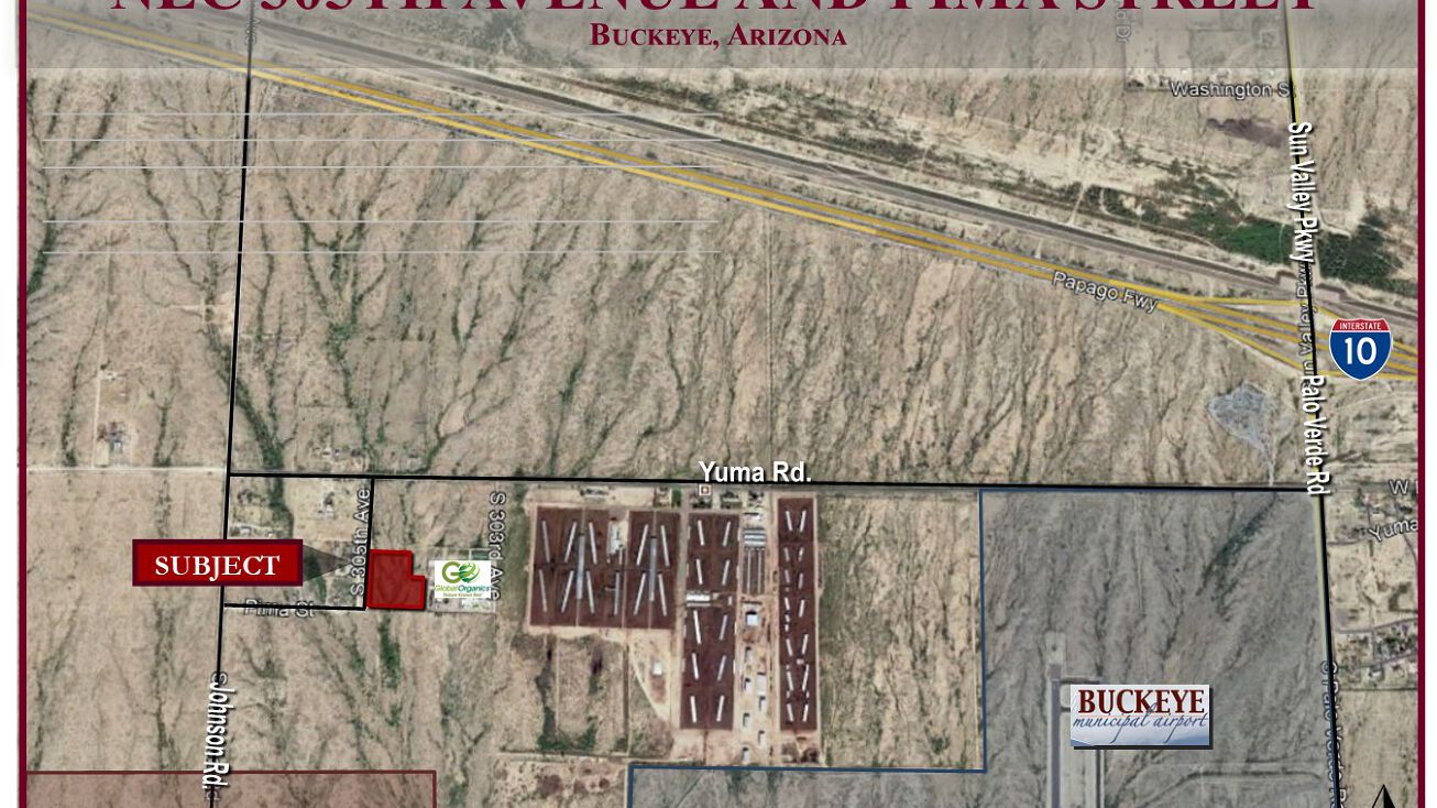 W Pima St, Buckeye, AZ 85326 Land for Sale 305th Avenue & Pima Street
