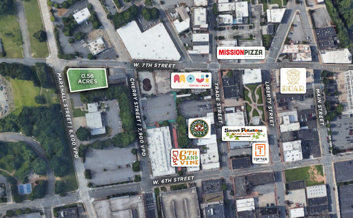 Pictures of Land property located at W 7th St, Winston-Salem, NC 27101 for sales - image #1