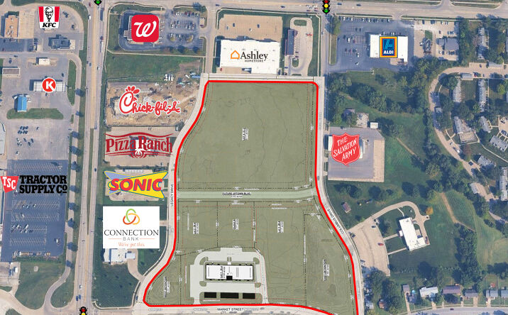 Pictures of Land, Multifamily, Retail property located at N Roosevelt Ave & E Agency St, Burlington, IA 52601 for sales - image #1