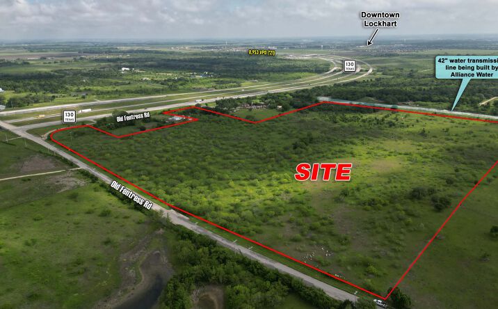Pictures of Land property located at NEC of SH-130 & Old Fentress Rd, Lockhart, TX 78644 for sales - image #1