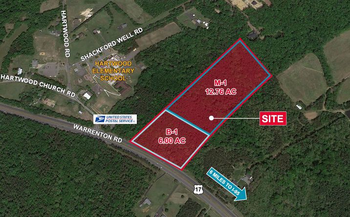 Pictures of Land property located at 1896 Warrenton Rd, Fredericksburg, VA 22406 for sales - image #1