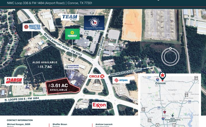 Pictures of Land property located at 1401 N Loop 336 E, Conroe, TX 77301 for sales - image #1