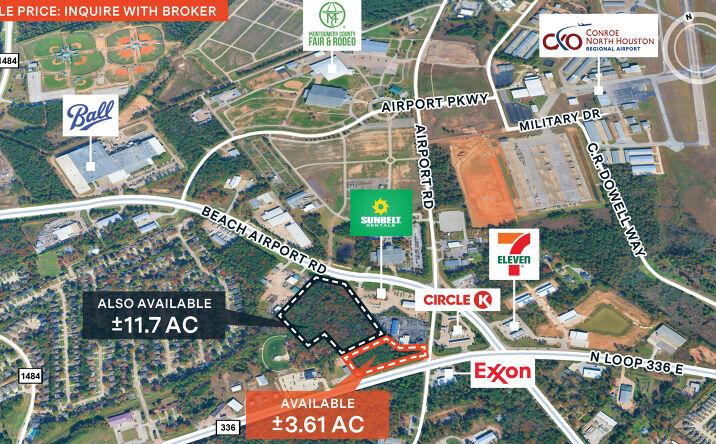 Pictures of Land property located at 1401 N Loop 336 E, Conroe, TX 77301 for sales - image #1