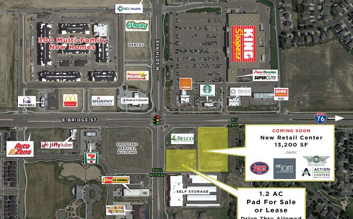 Pictures of Land, Retail property located at SEC 50th Avenue & Bridge Street, Brighton, CO 80601 for sales - image #1