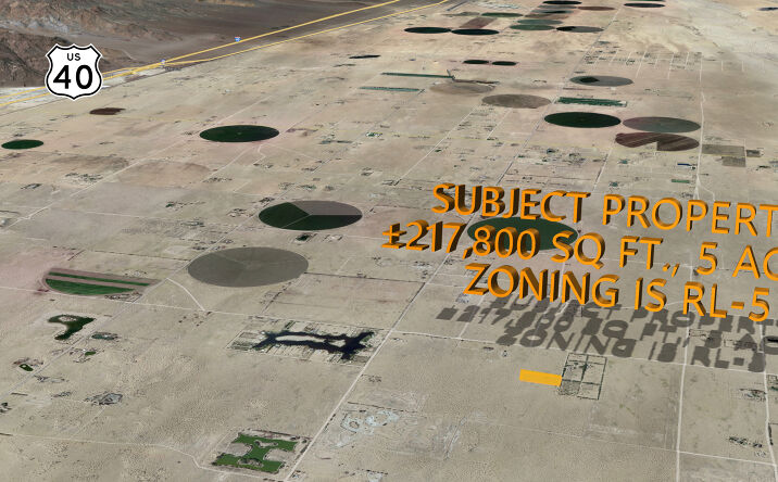 Pictures of Land property located at Lani Kai Rd, Newberry Springs, CA 92365 for sales - image #1