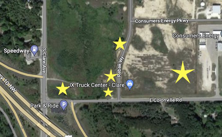 Pictures of Land property located at 9911 S Clare Ave, Clare, MI 48617 for sales - image #1