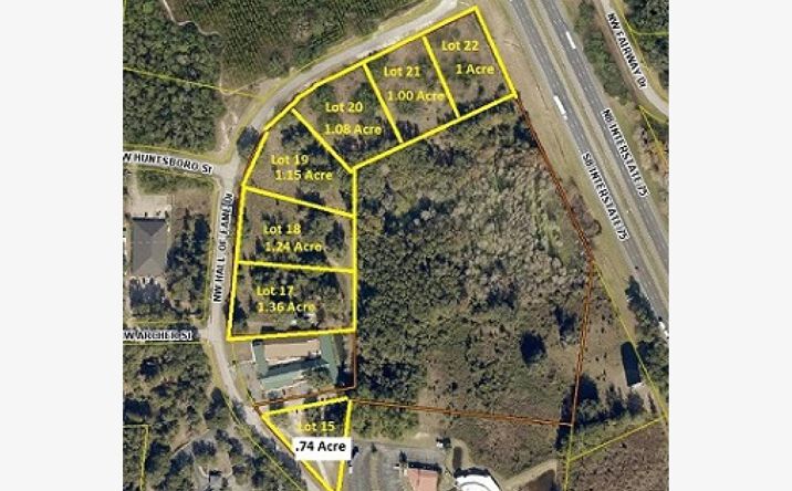 Pictures of Land property located at NW Hall of Fame Dr, Lake City, FL 32055 for sales - image #1