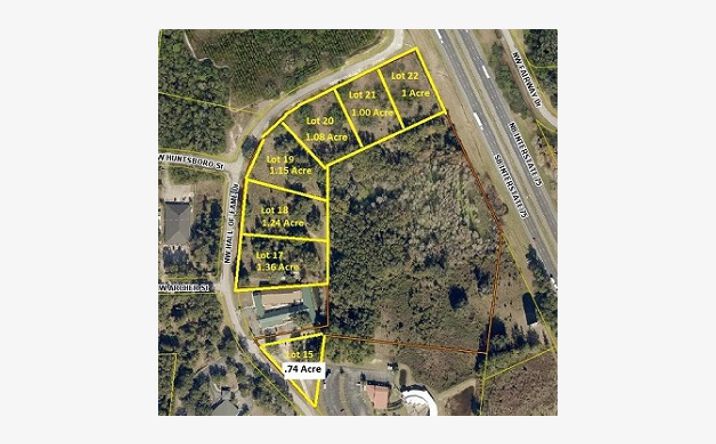 Pictures of Land property located at NW Hall of Fame Dr, Lake City, FL 32055 for sales - image #1