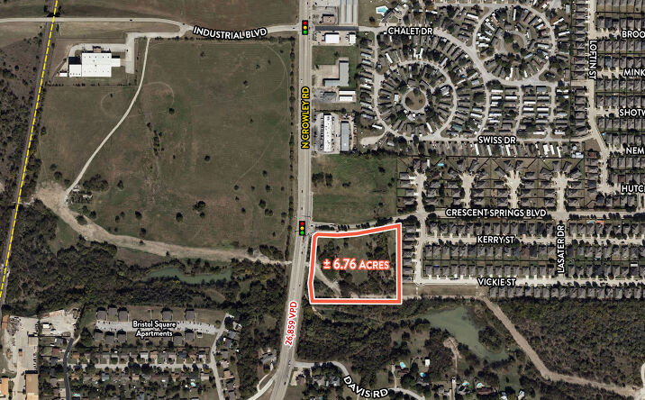 Pictures of Land property located at SEC N Crowley Road & Cresent Springs Boulevard, Crowley, TX 76036 for sales - image #1